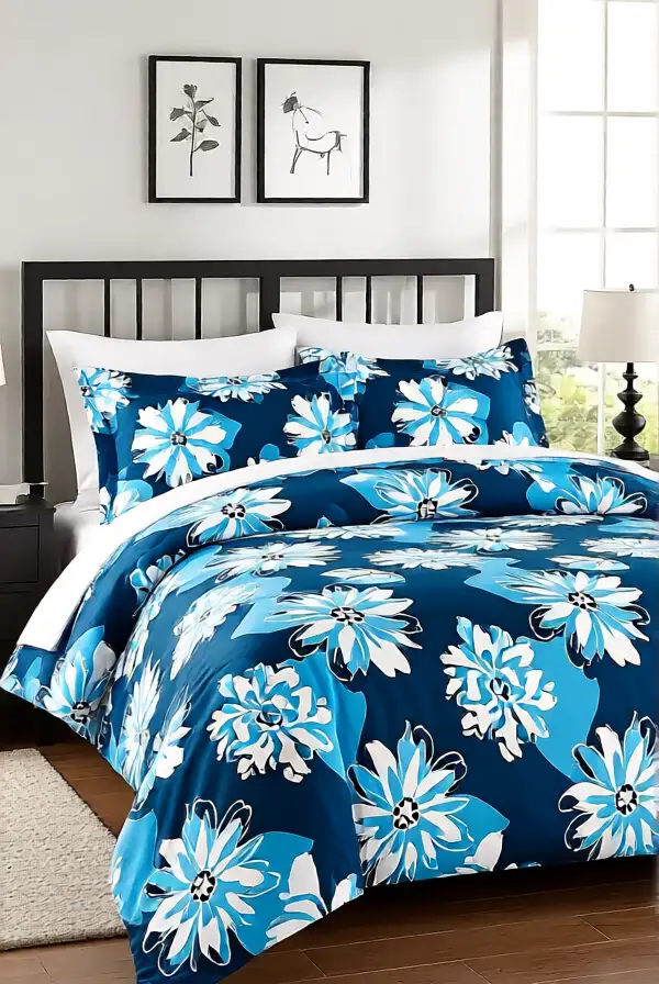 Blue Floral Bedding for Every Season