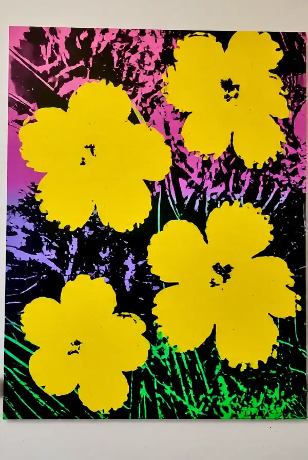 Bold and Bright Flower Silhouettes