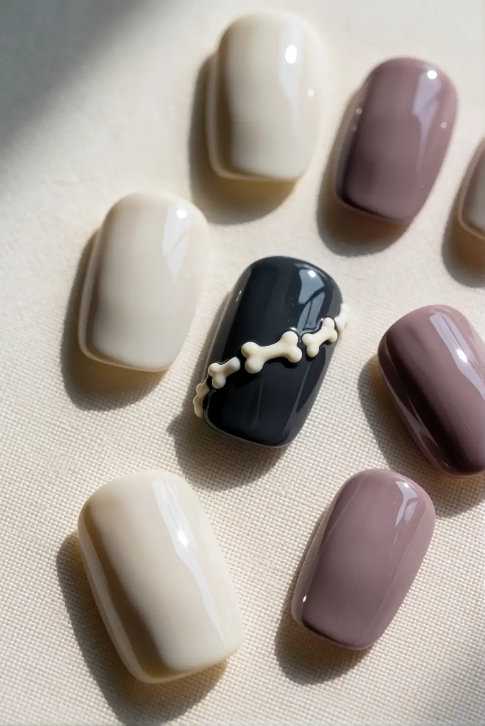 Bone Chain Nail Accents