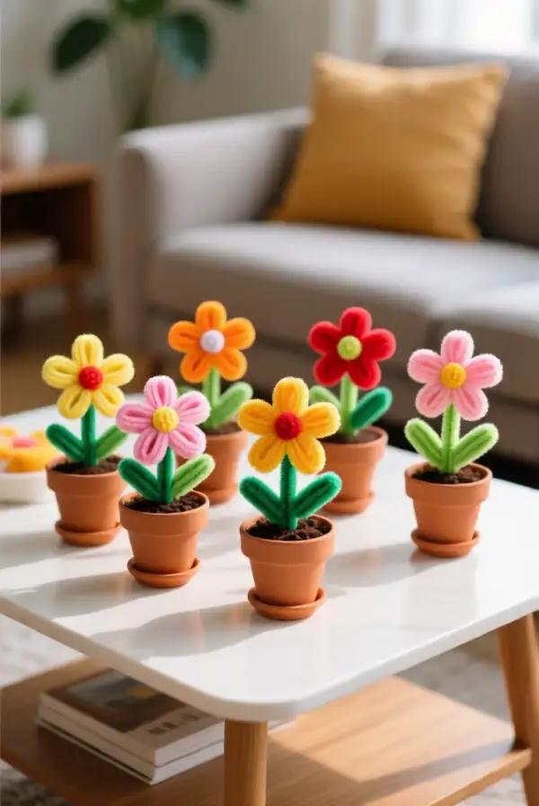 Bright Living Room Accents