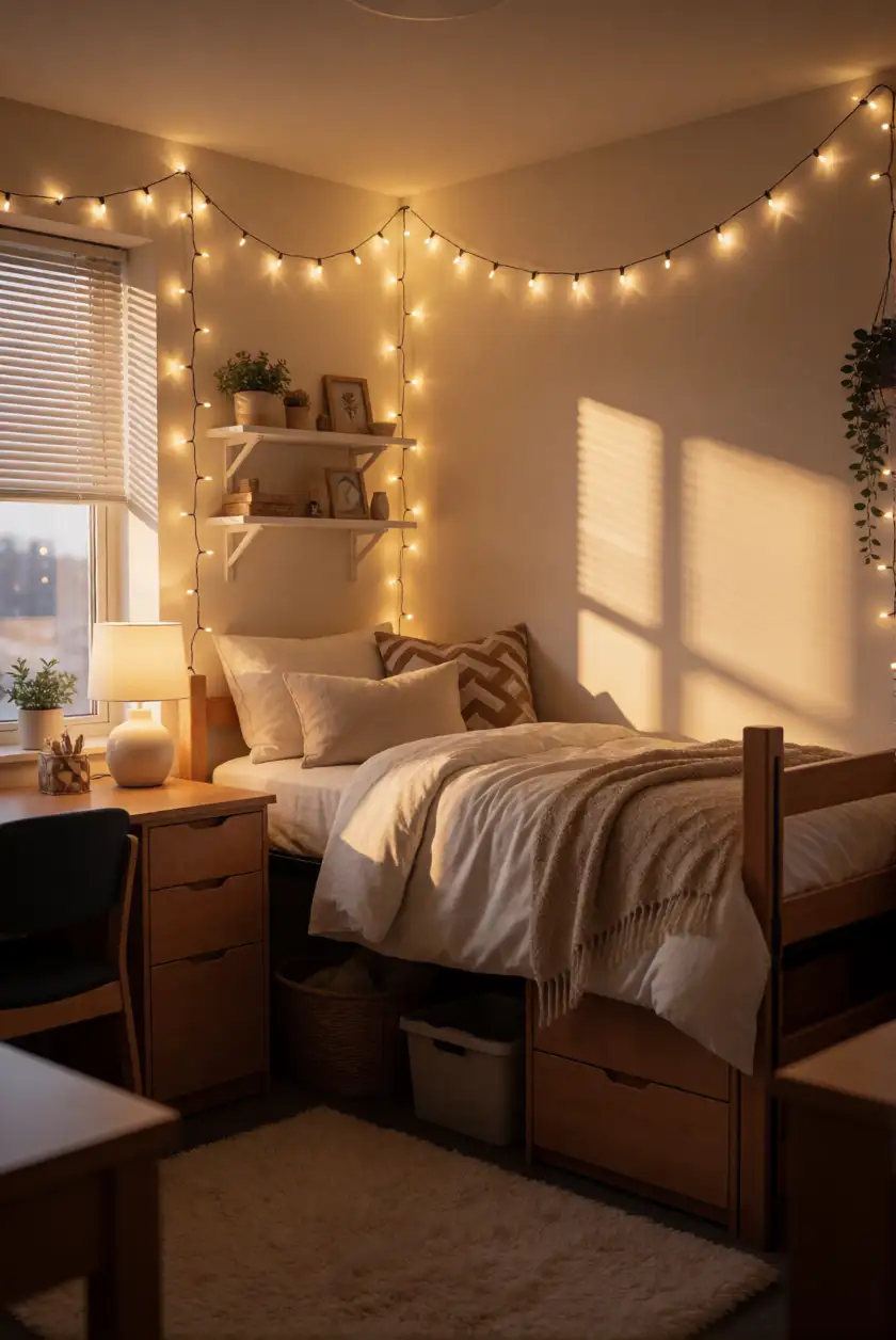 Brightening the Room with String Lights