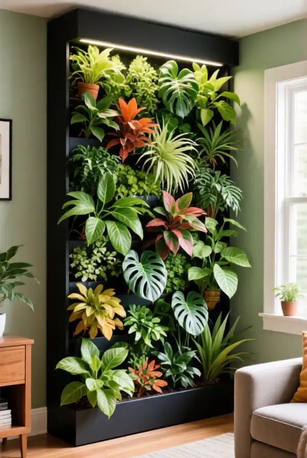 Bringing Nature Indoors with Vertical Gardens