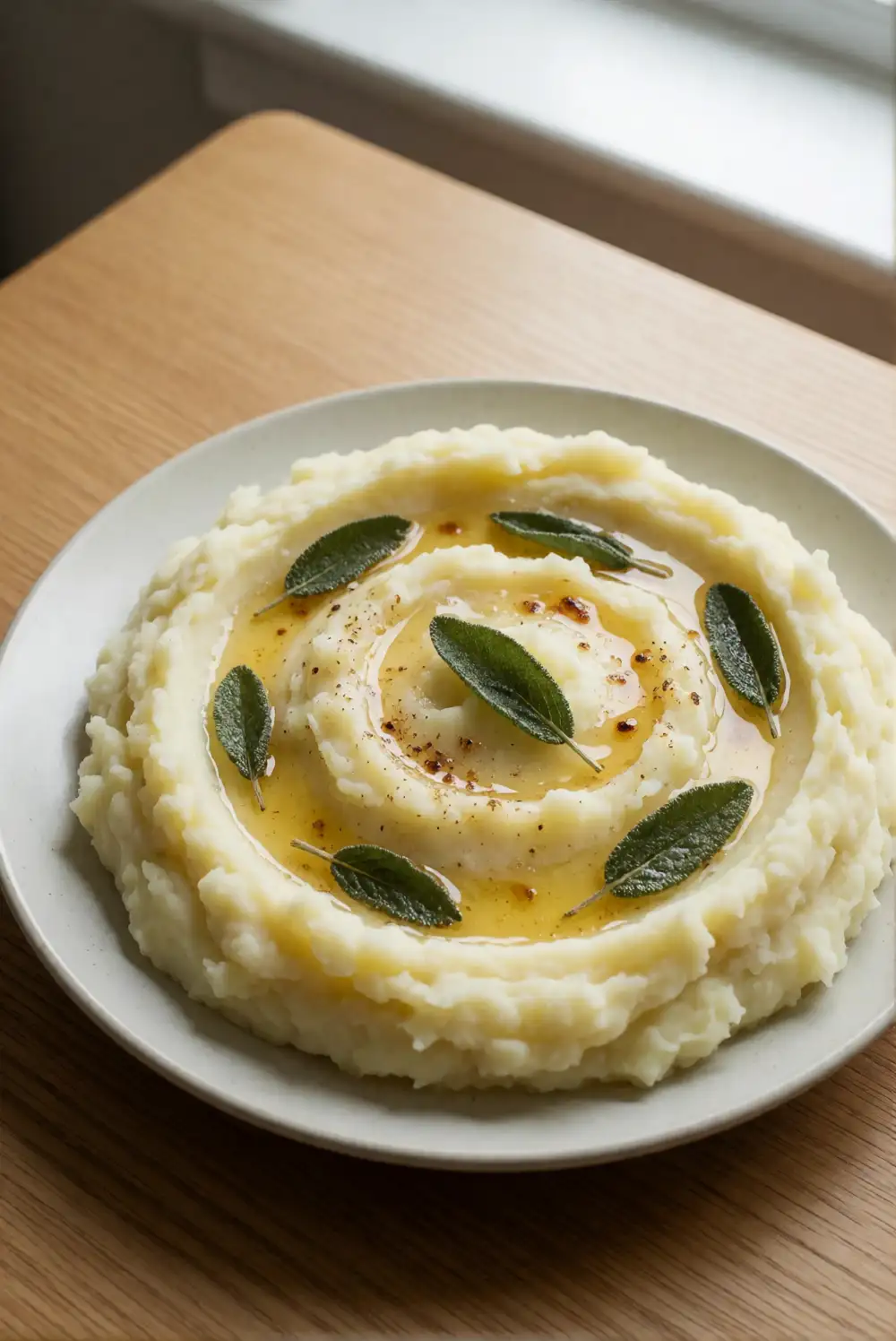 Browned Butter Sage Mashed Potatoes