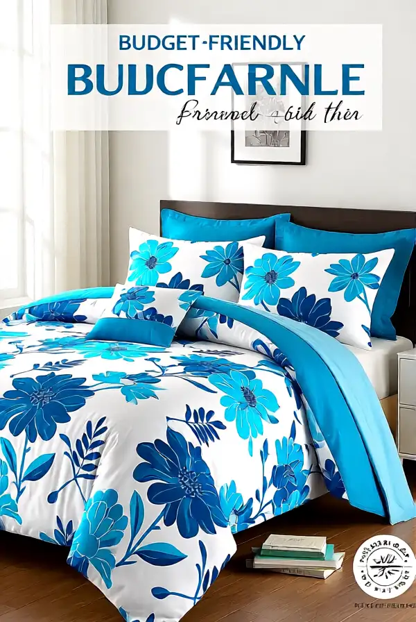 Budget-Friendly Blue Floral Bedding Options