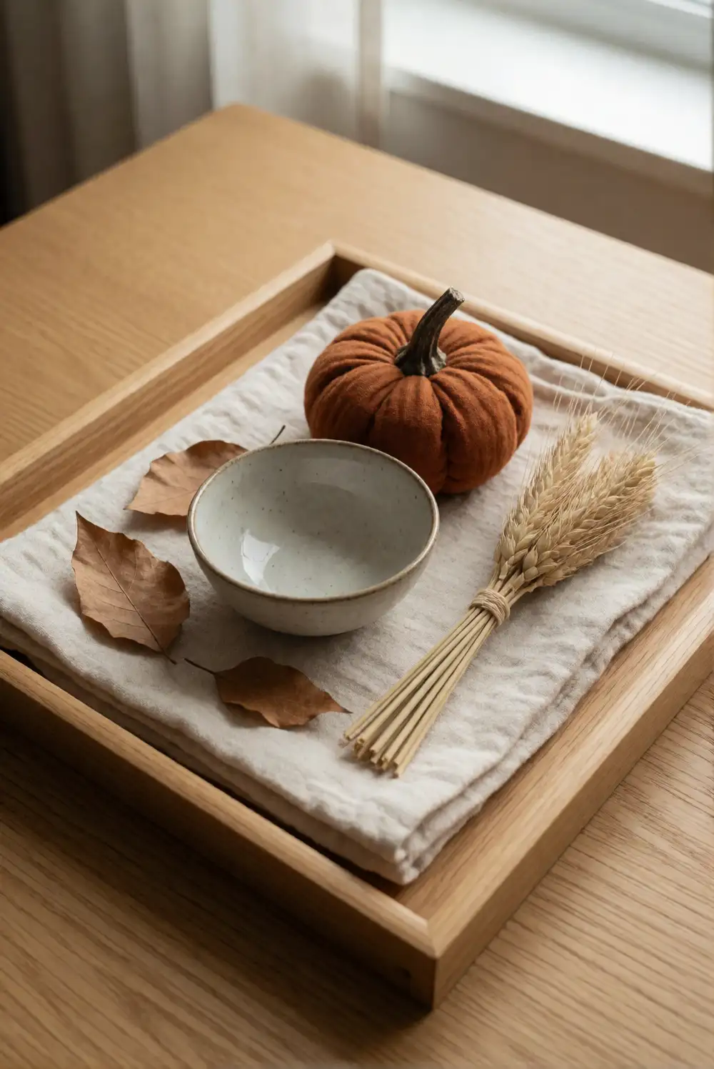 Build a Layered Pumpkin Coffee Table Tray