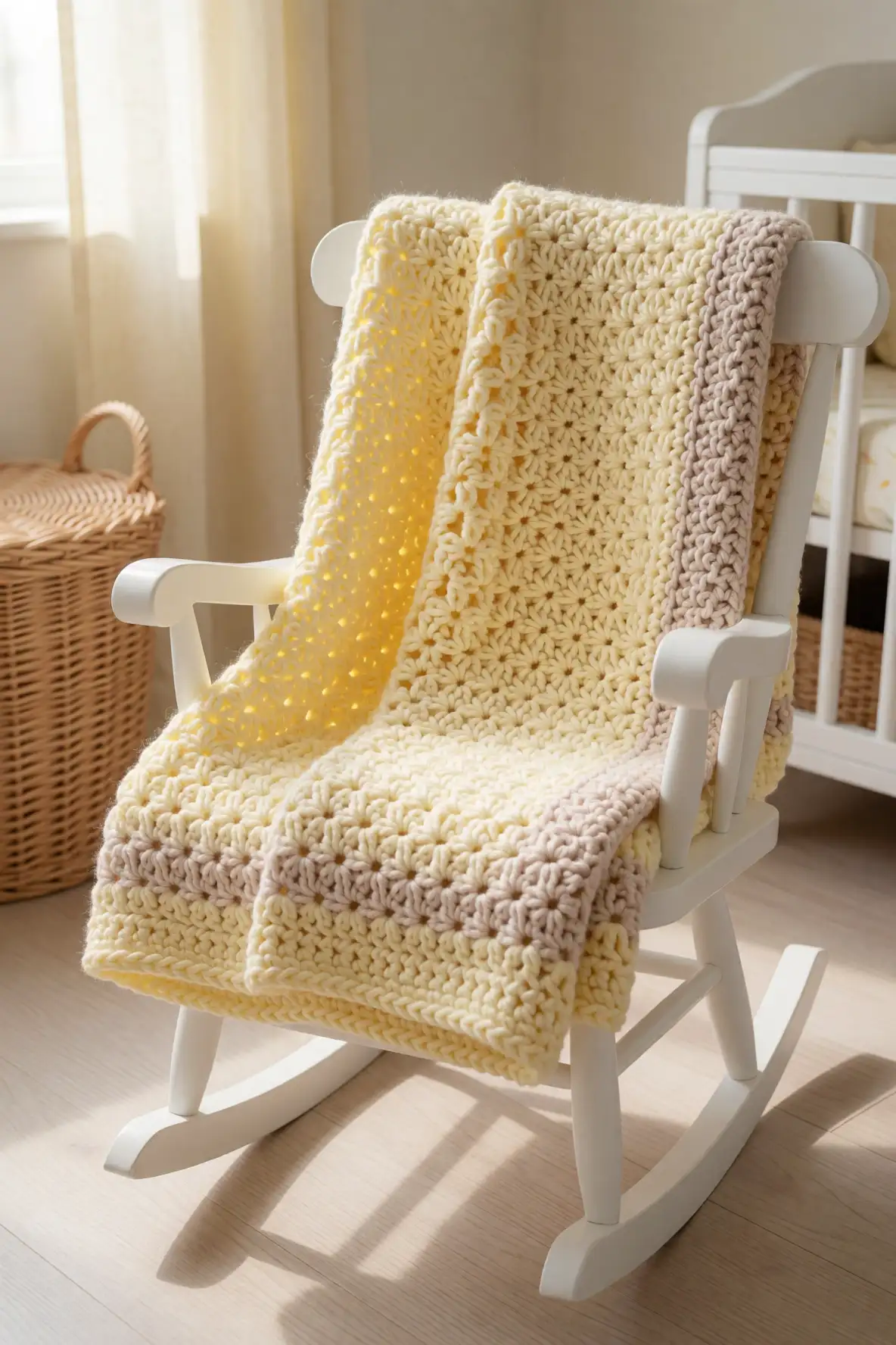 Buttercream Yellow and Pale Beige