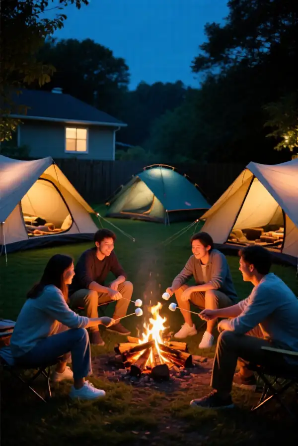 Camping in the Backyard