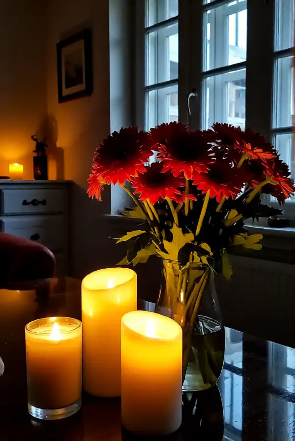Candle and Flower Combinations