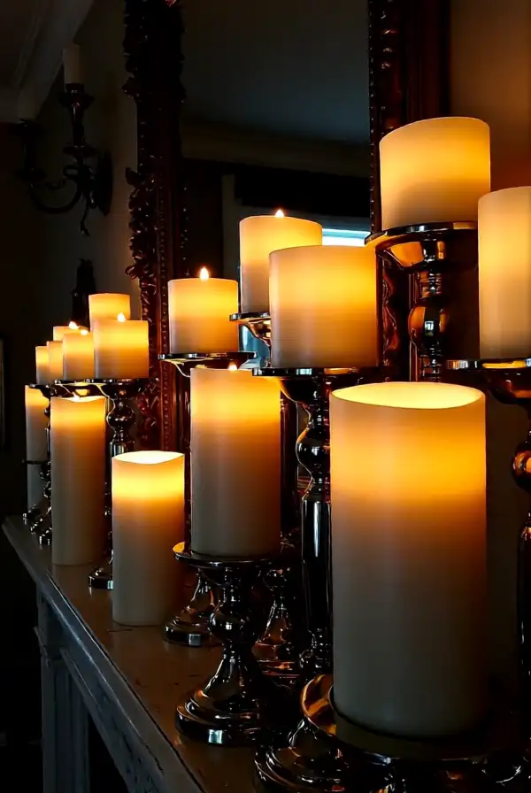 Candles for Warmth and Ambiance