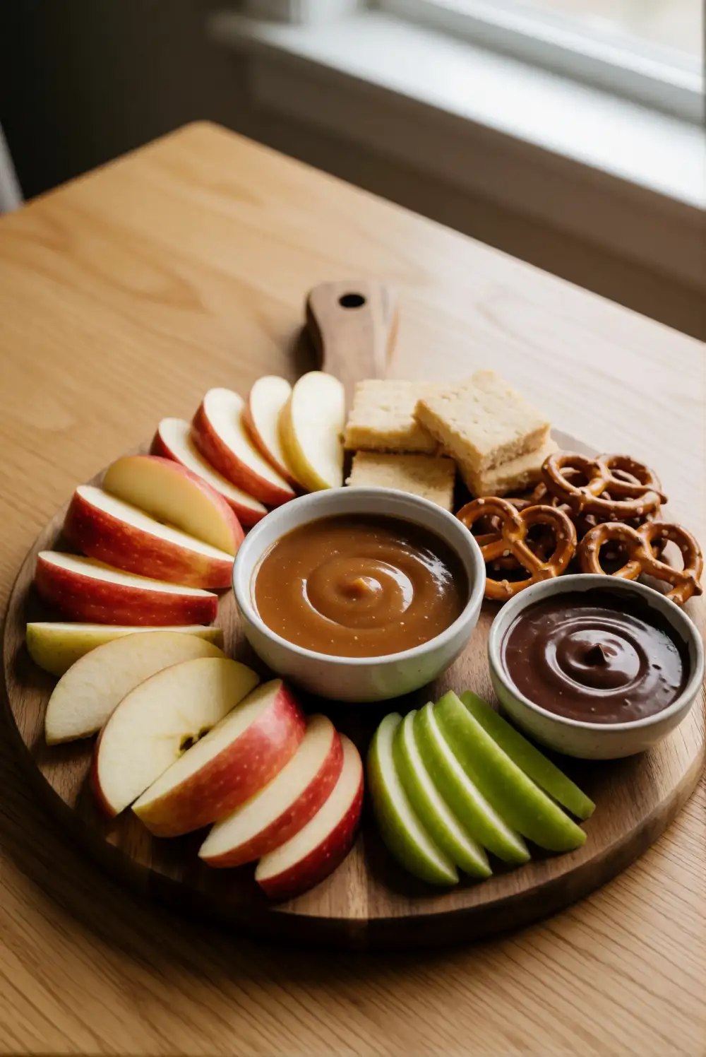 Caramel Apple Dessert Board