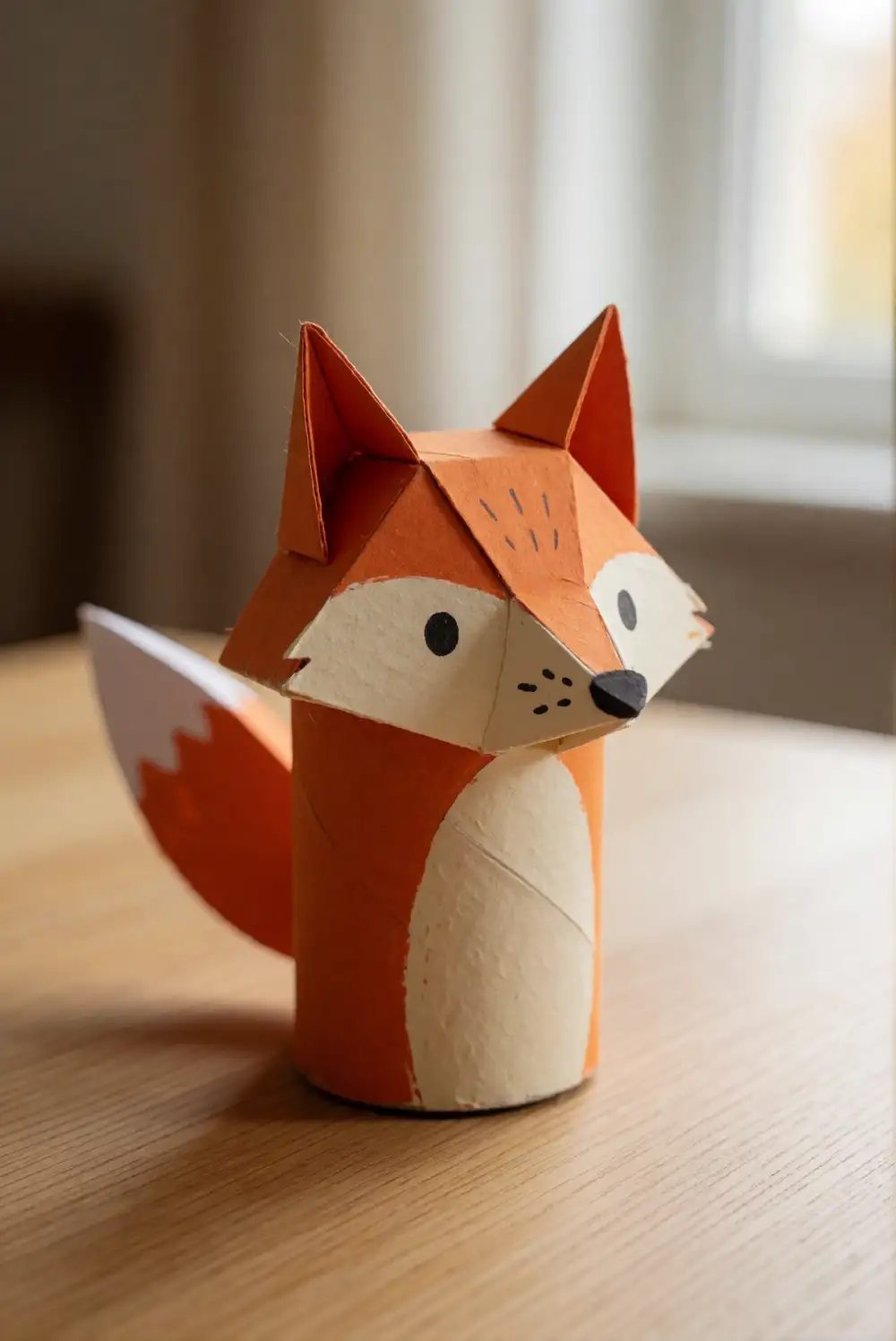 Cardboard Tube Autumn Fox