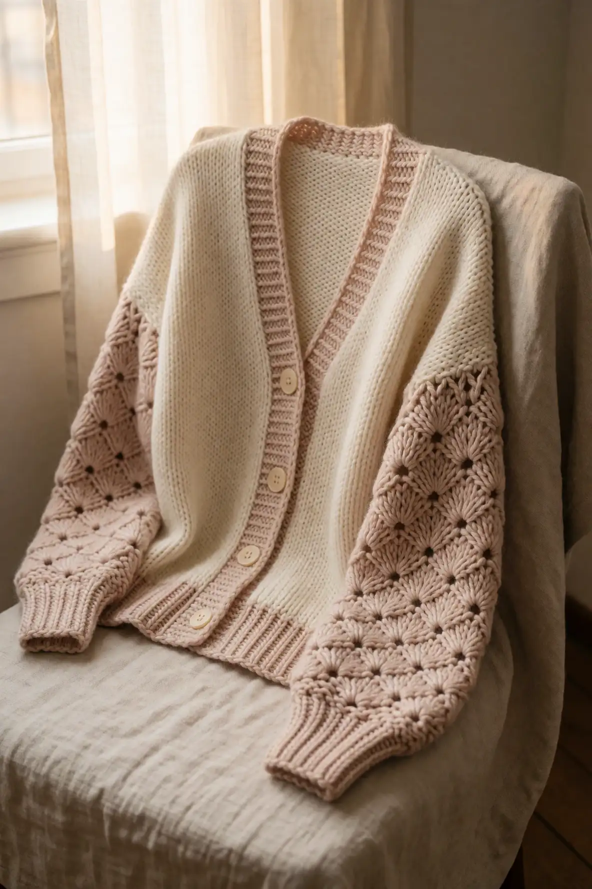 Cardigans With Romantic Handmade Detail