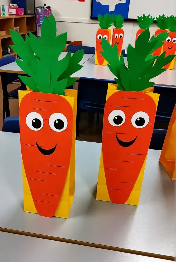 Carrot Puppet Craft