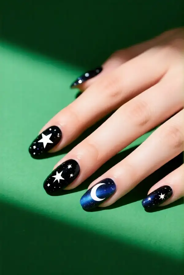 Celestial Inspired Nails