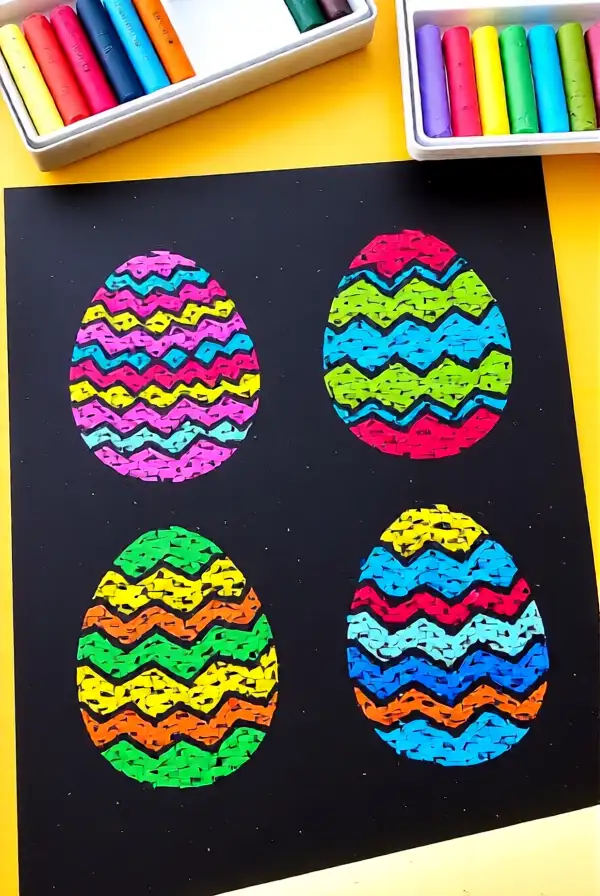 Chalk Pastel Easter Eggs