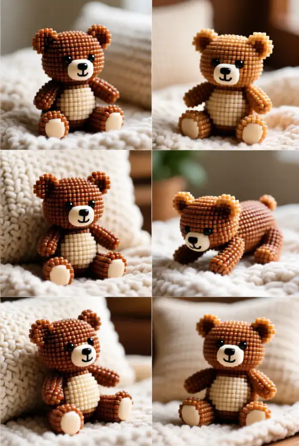 Charming Beaded Bears