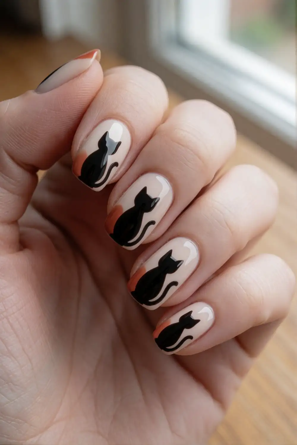 Charming Black Cat Accents