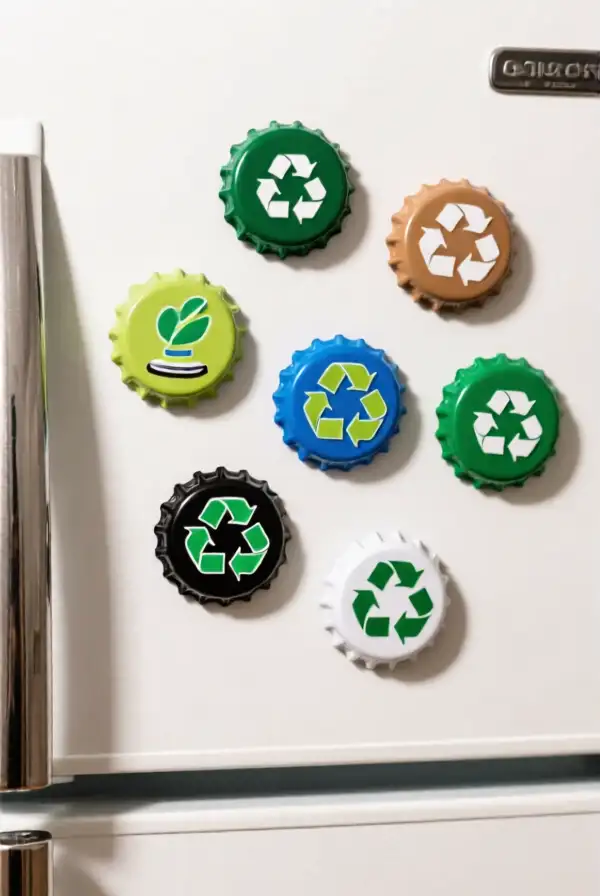 Charming Bottle Cap Magnets