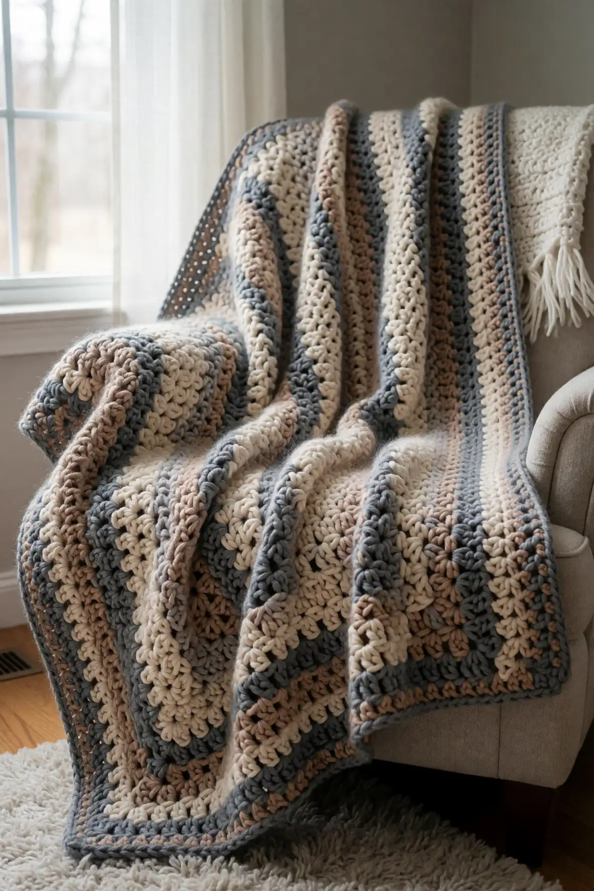 Charming Chunky Crochet Blankets