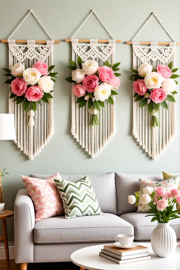 Charming Floral Wall Hangings