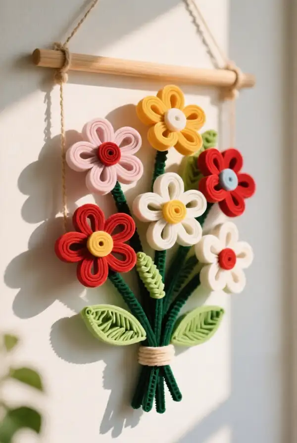 Charming Flower Wall Hanging