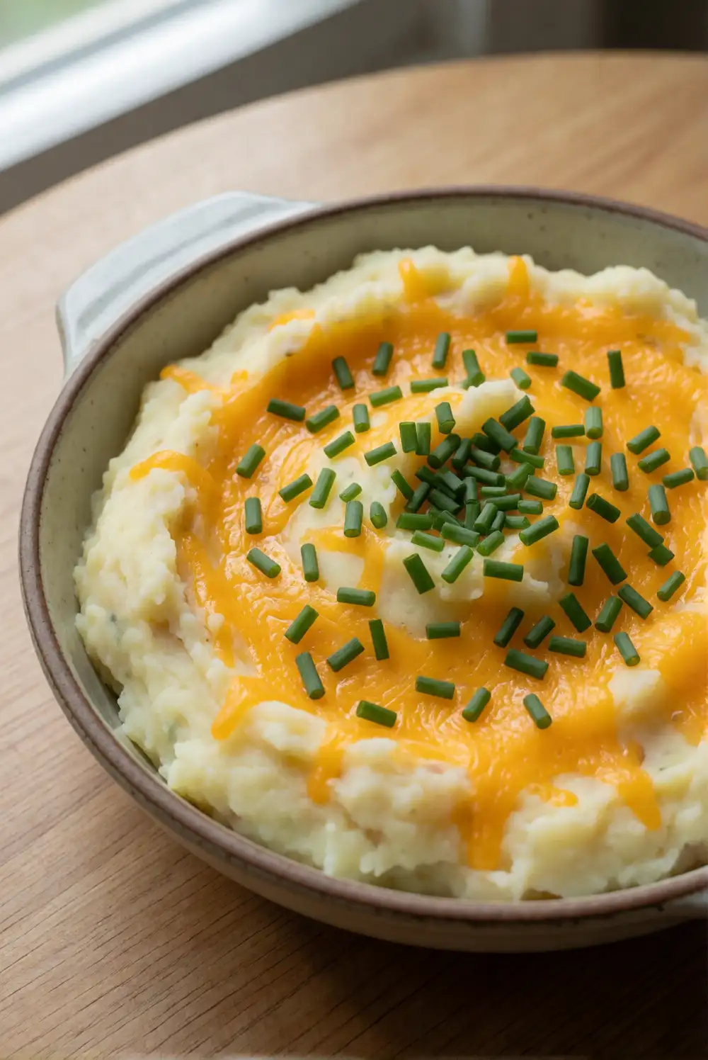 Cheddar Chive Mashed Potatoes