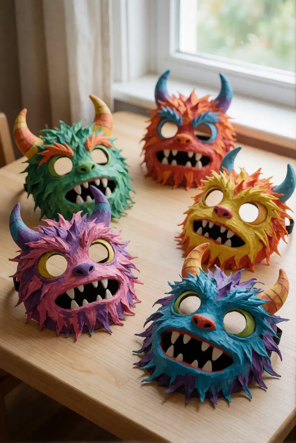 Cheerful Monster Masks