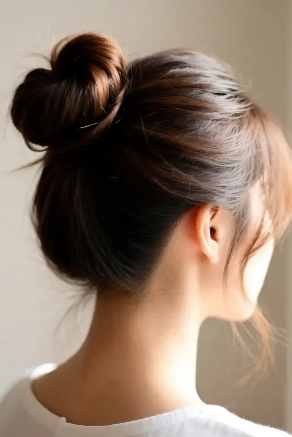 Chic Half-Up Bun