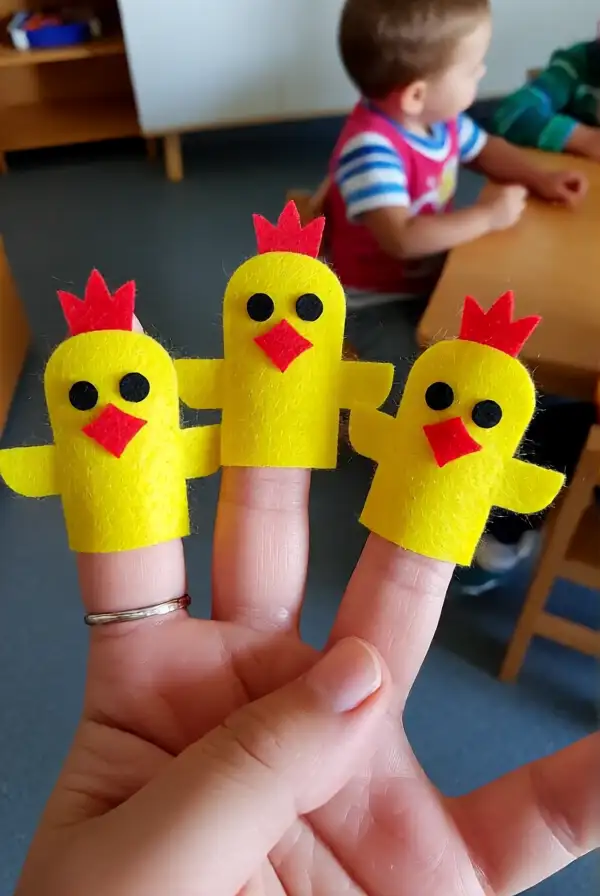 Chick Finger Puppets