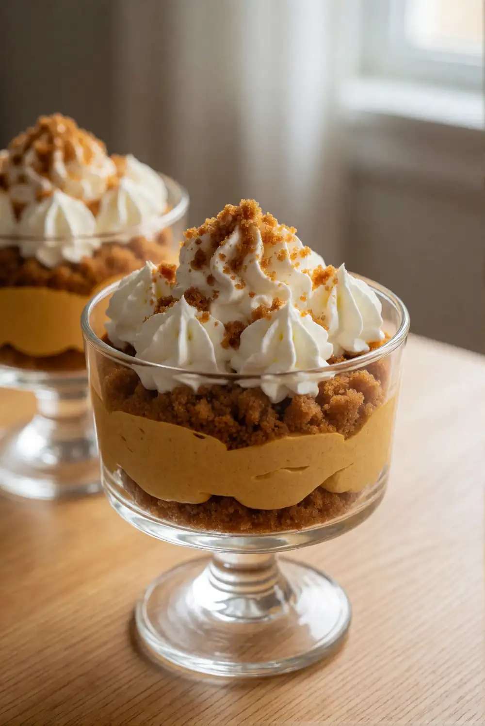 Chilled Pumpkin Mousse Dessert Cups
