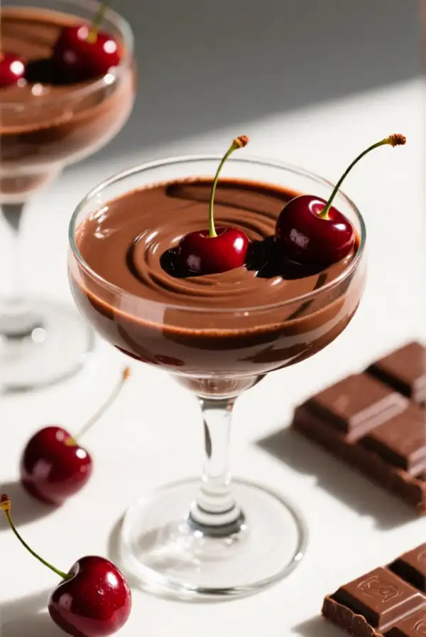 Chocolate Cherry Mimosa