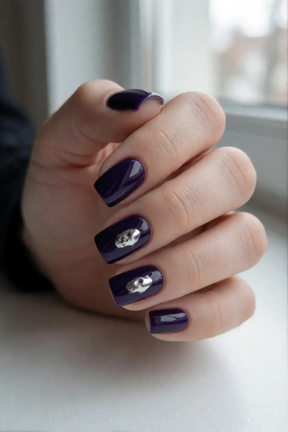 Chrome Bats over Midnight Purple