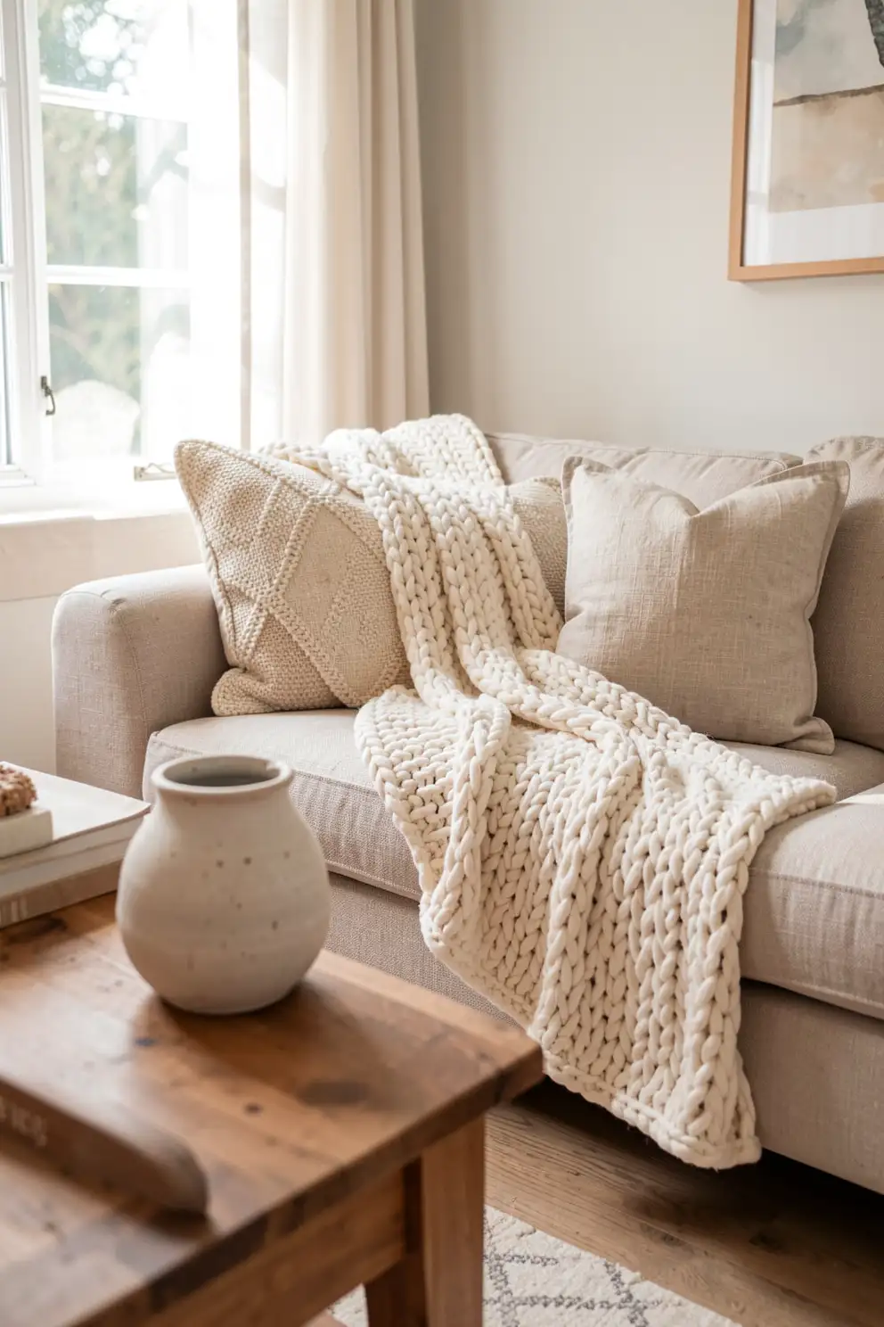 Chunky Knit Throws That Look Boutique