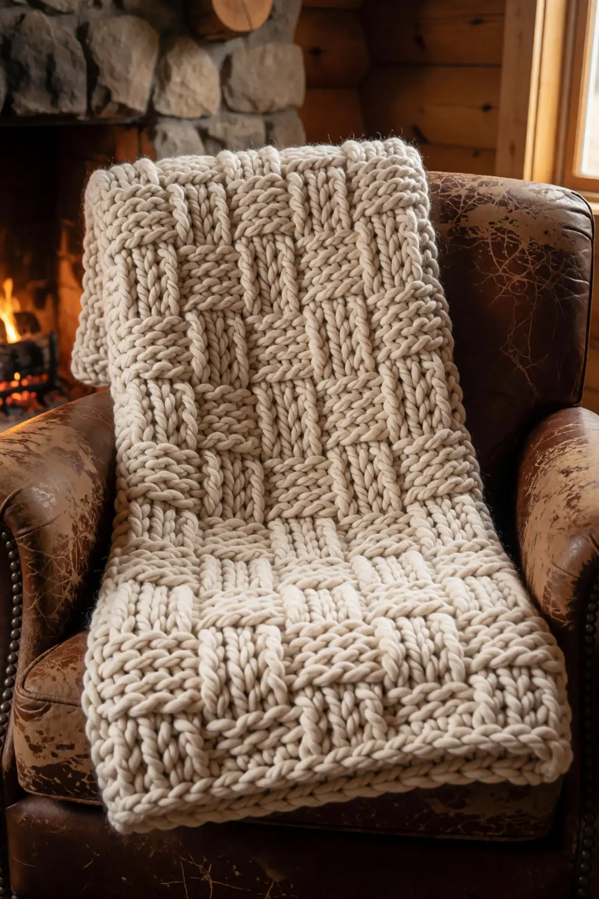 Chunky Throws With Cabin Warmth