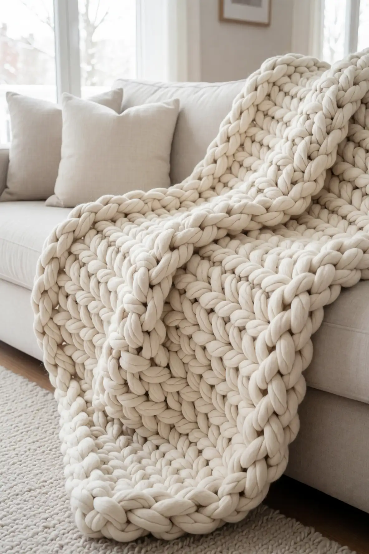 Chunky Yarn for Cloudlike Volume