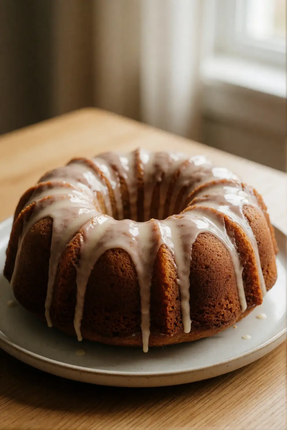 Cinnamon Bundt Cake with Burnished Sugar Glaze