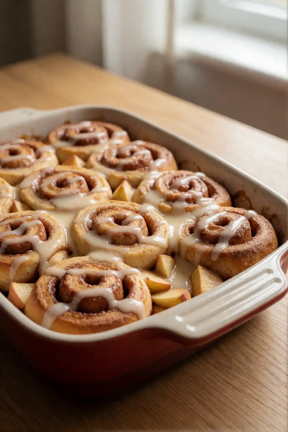 Cinnamon Roll Apple Bake