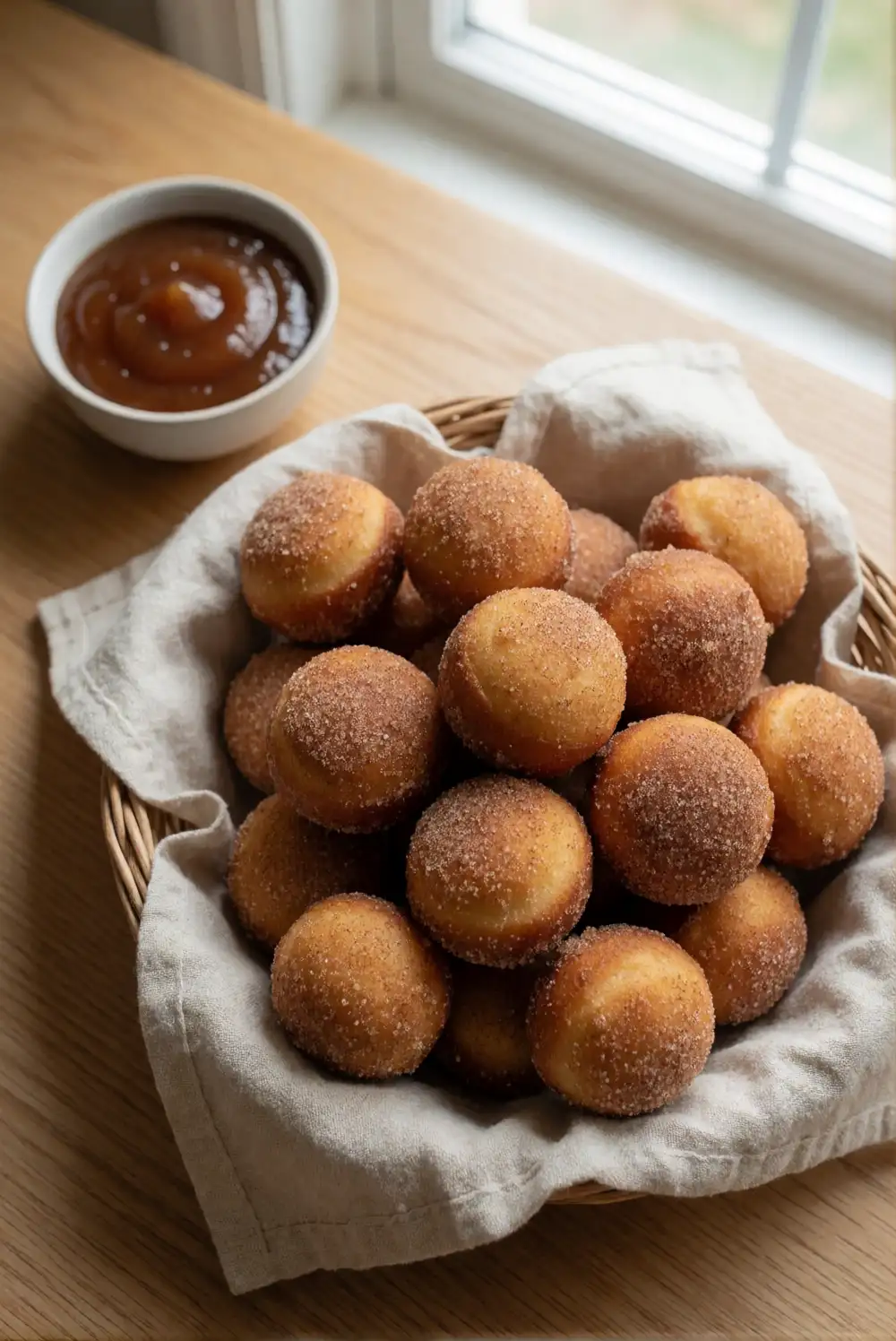 Cinnamon Sugar Doughnut Holes