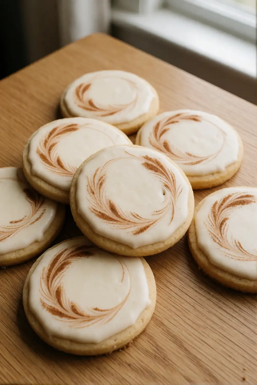 Cinnamon Swirl Round Cookies