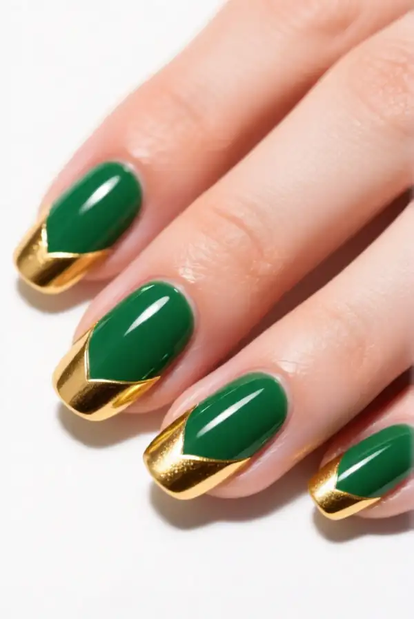 Classic French Tip with a Twist