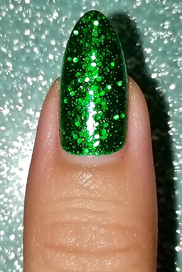 Classic Glittered French Tips