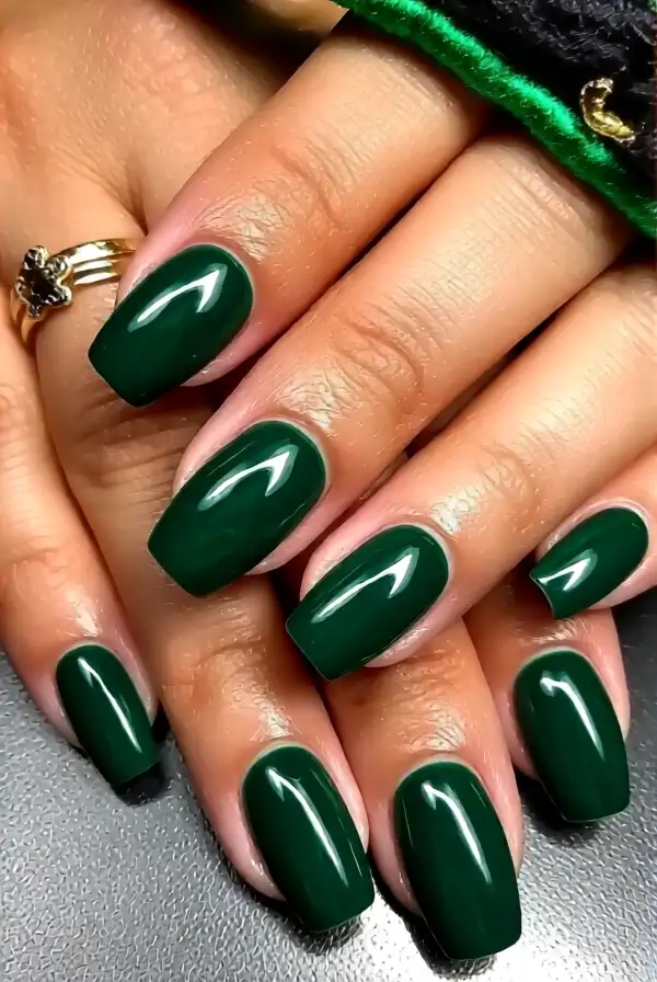 Classic Nude with Emerald Tips