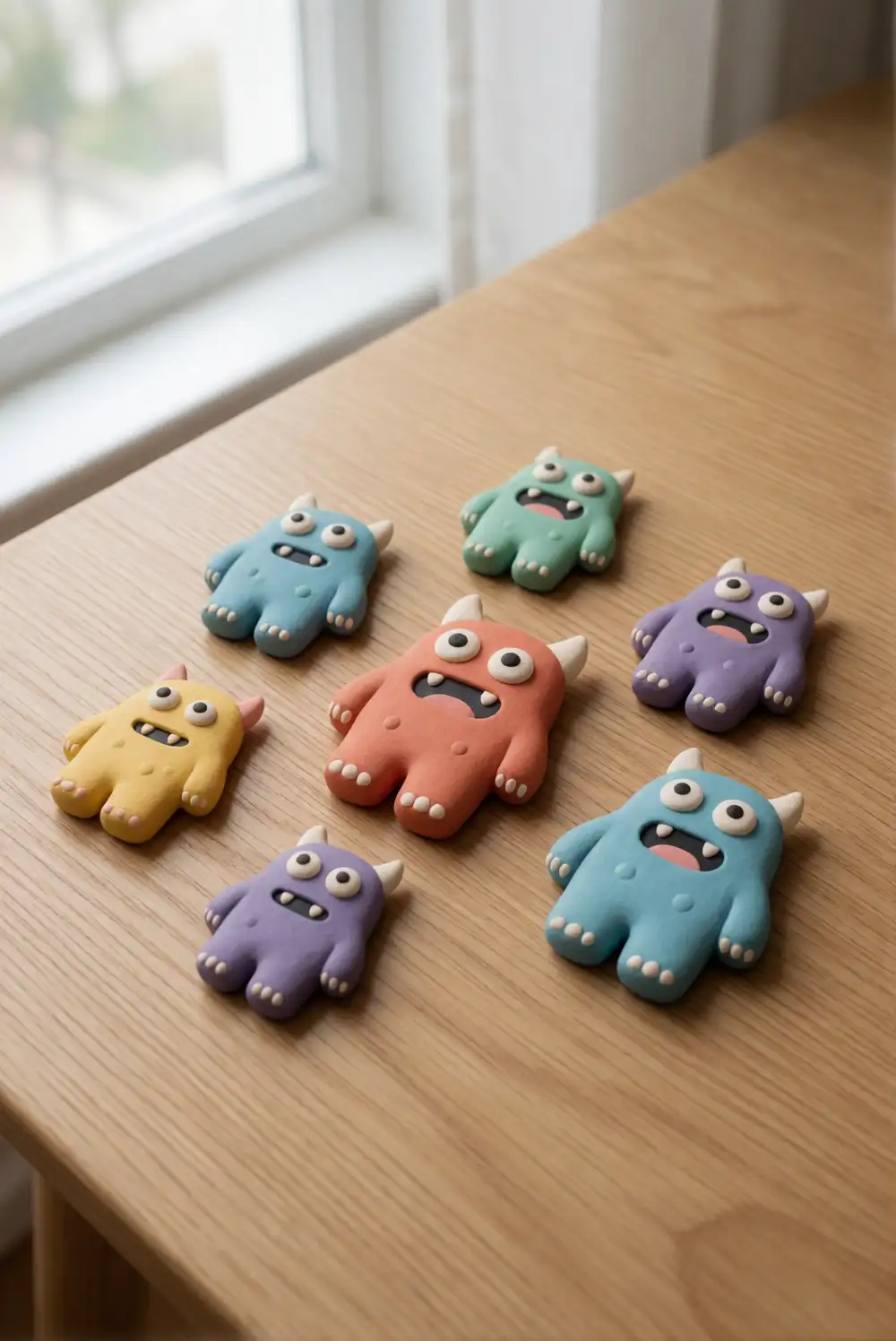 Clay Monster Magnets