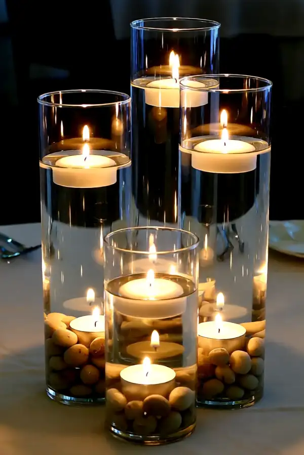 Clean Glass Vessel Displays