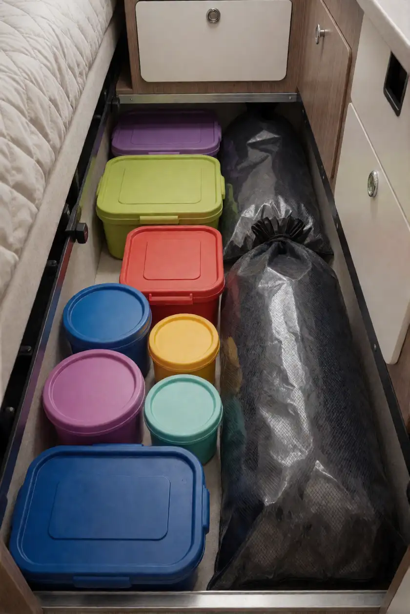 Clever Usage of Under-Bed Storage