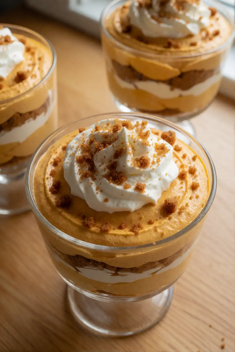Cloudy Pumpkin Mousse Parfaits