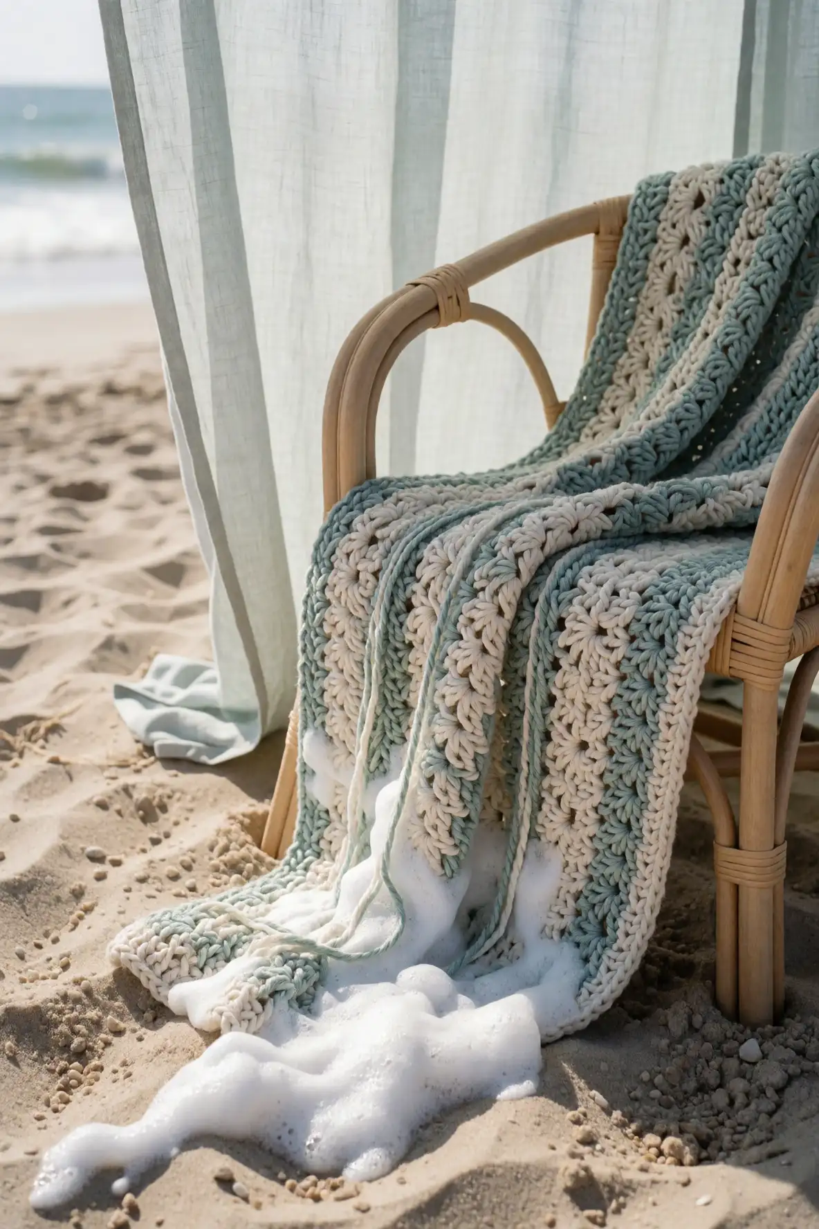 Coastal Sand and Seafoam Blends