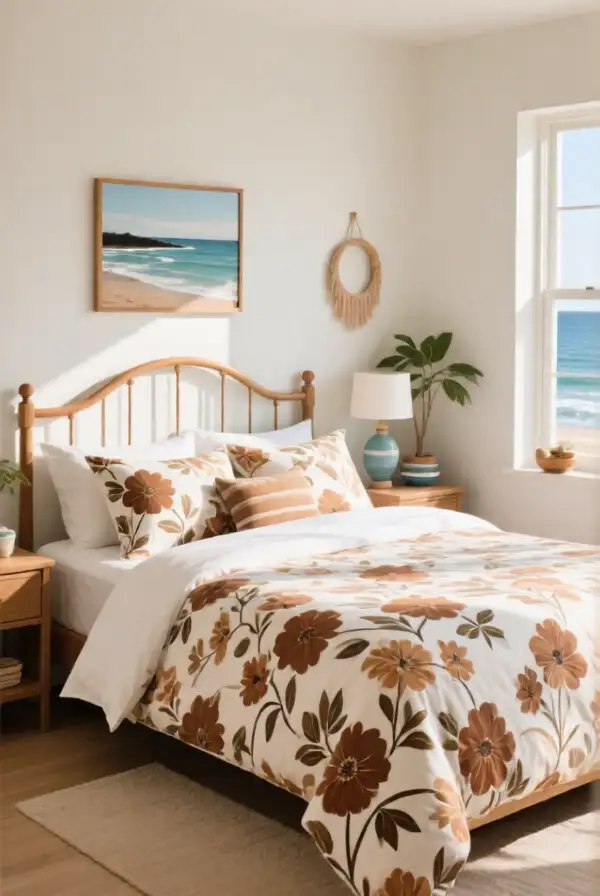 Coastal Vibes with Floral Accents