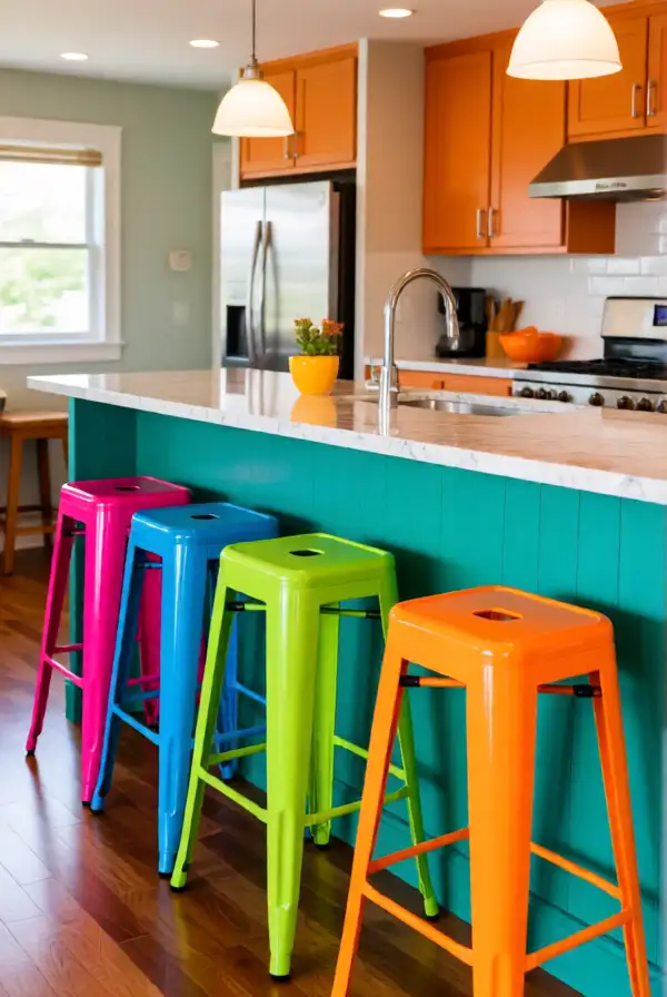 Colorful Bar Stools