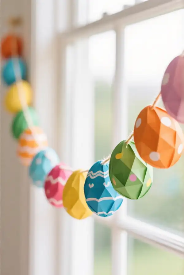 Colorful Easter Egg Garland